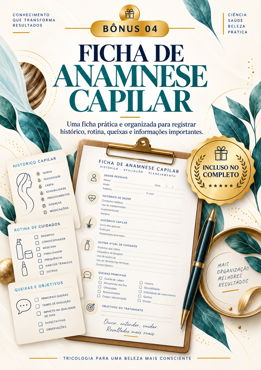 Ficha de Anamnese Capilar