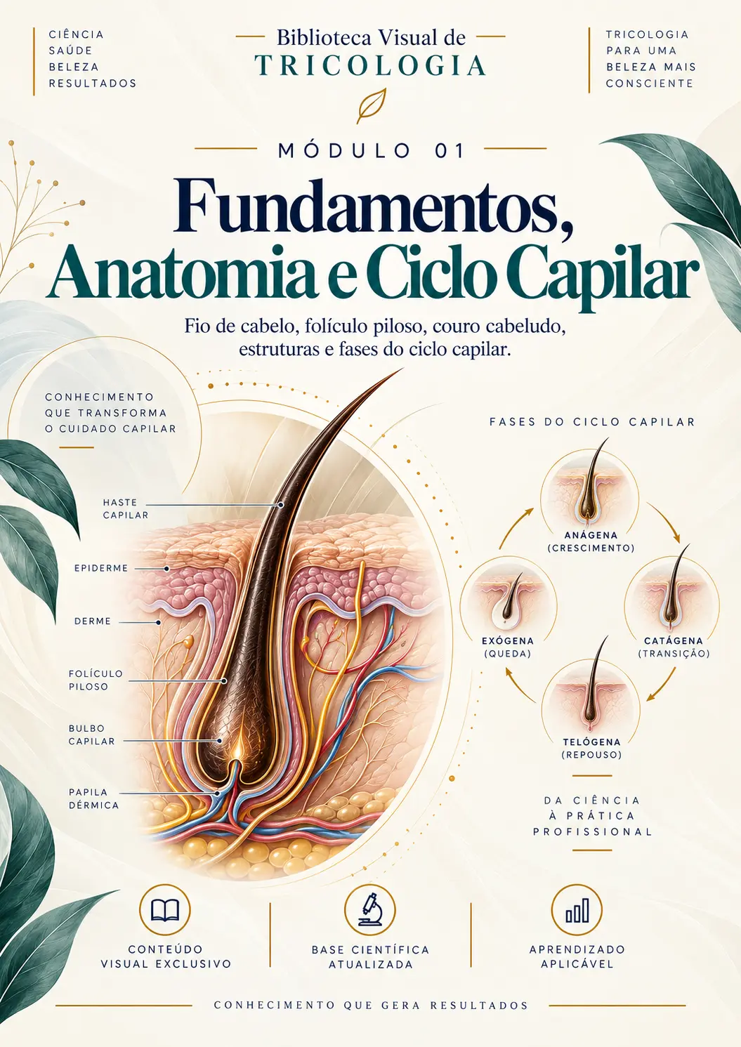 Fundamentos, Anatomia e Ciclo Capilar
