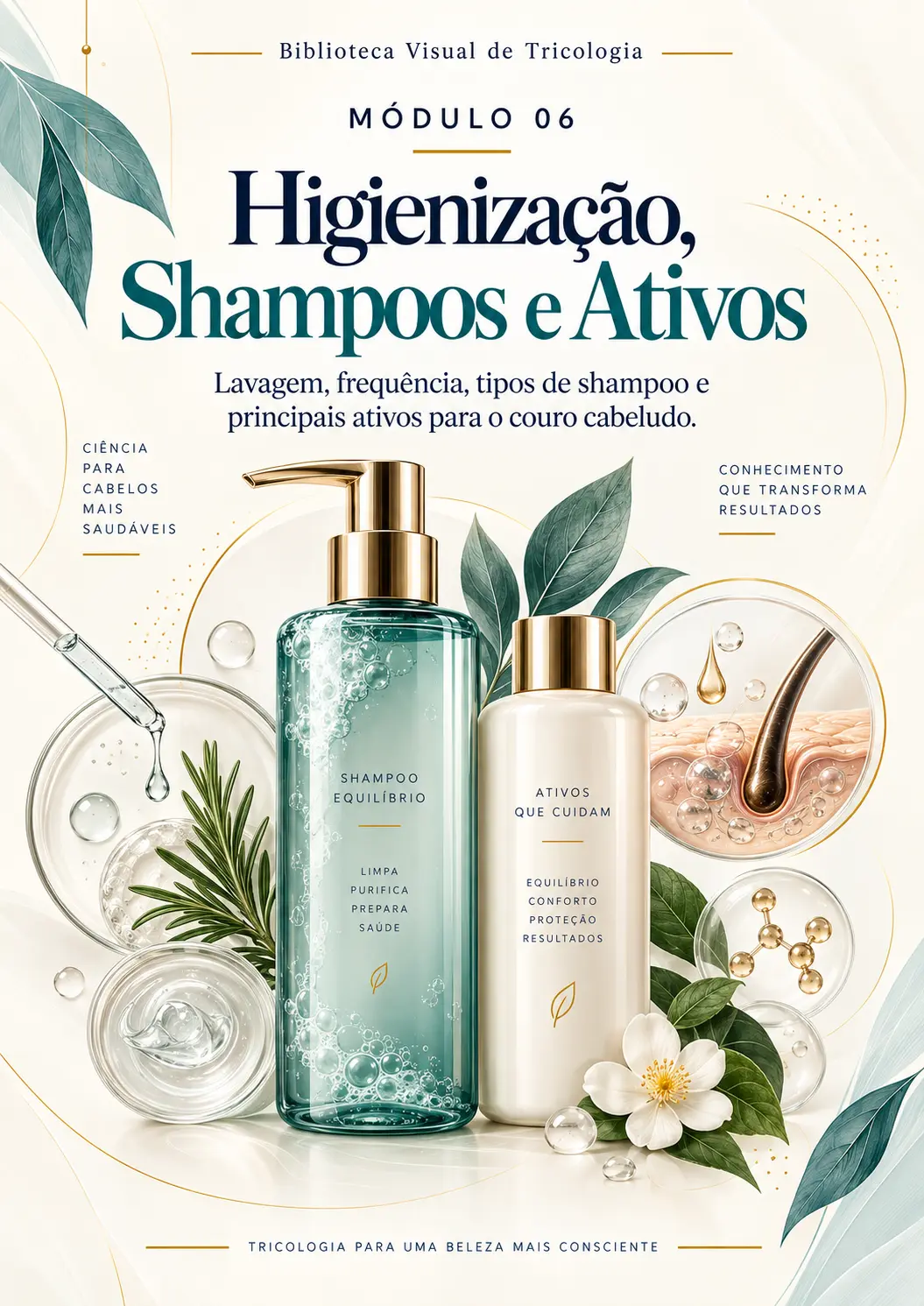 Higienização, Shampoos e Ativos