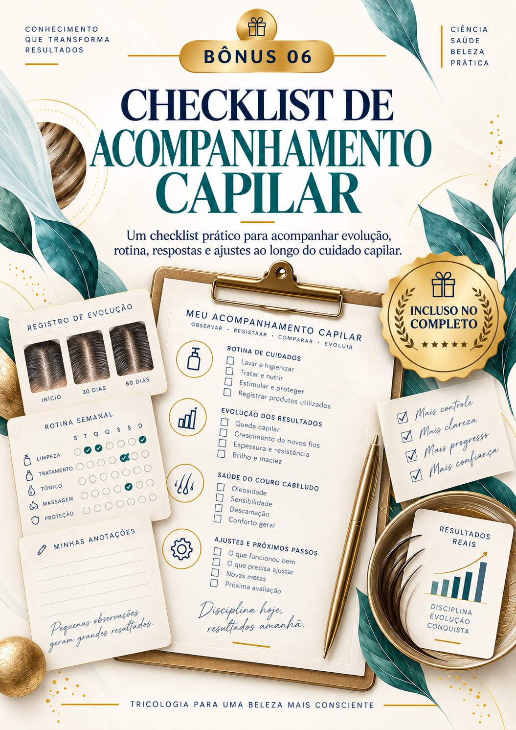 Checklist de Acompanhamento Capilar