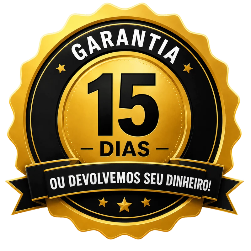 Selo de garantia de 15 dias